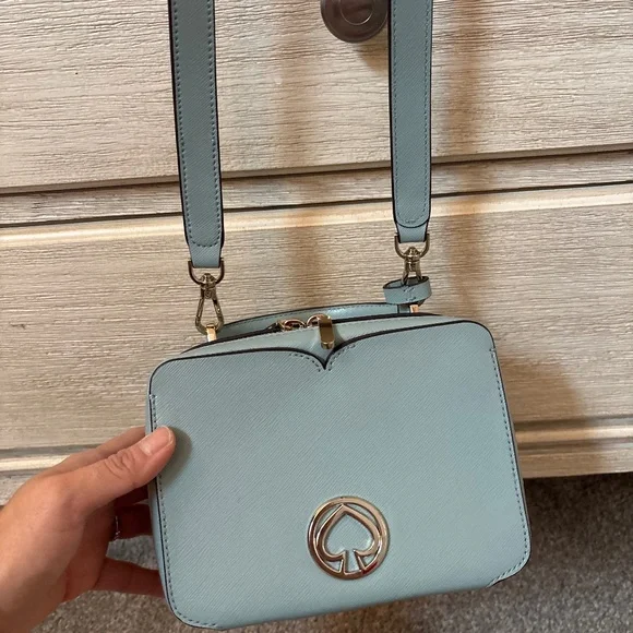 Blue Kate Spade purse - Picture 1 of 6